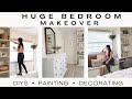 DIY extreme bedroom makeover !  Decorating , painting, and diys !