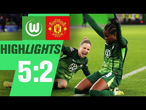 Peddemors und Beerensteyn traumhaft | UWCL | Highlights | VfL Wolfsburg - Manchester United