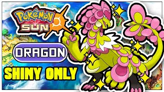 POKEMON SUN HARDCORE NUZLOCKE - SHINY DRAGON TYPE ONLY (NO OVERLEVELING, NO ITEMS)