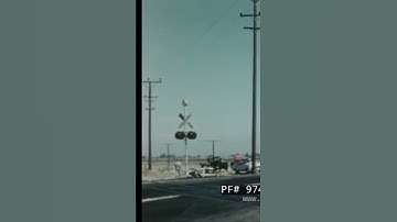 RAILROAD CROSSING SAFETY — don’t try to beat a train (1950s safety film!)