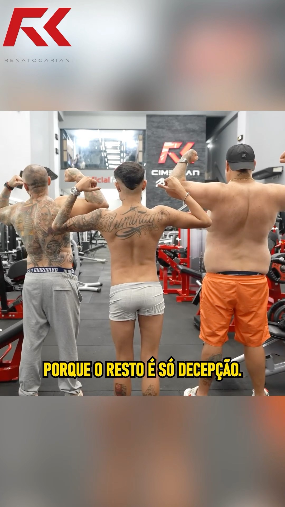 QUEM EVOLUIU MAIS? #renatocariani #juliobalestrin #toguro #maumauzk #cremosinho #fisico #treino