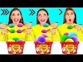 高速中速または低速の食品チャレンジ | 面白いシチュエーション BaRaFun Challenge