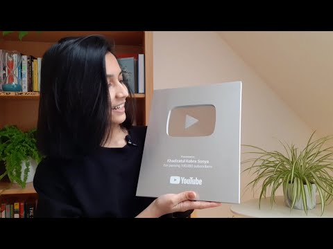 Silver Play Button Unboxing | KKS