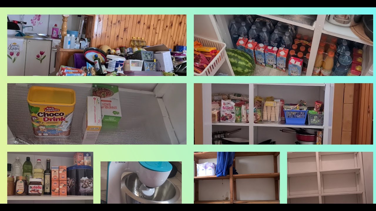 Uredila sam KATASTROFALNI Spajz i ostavu za Namirnice