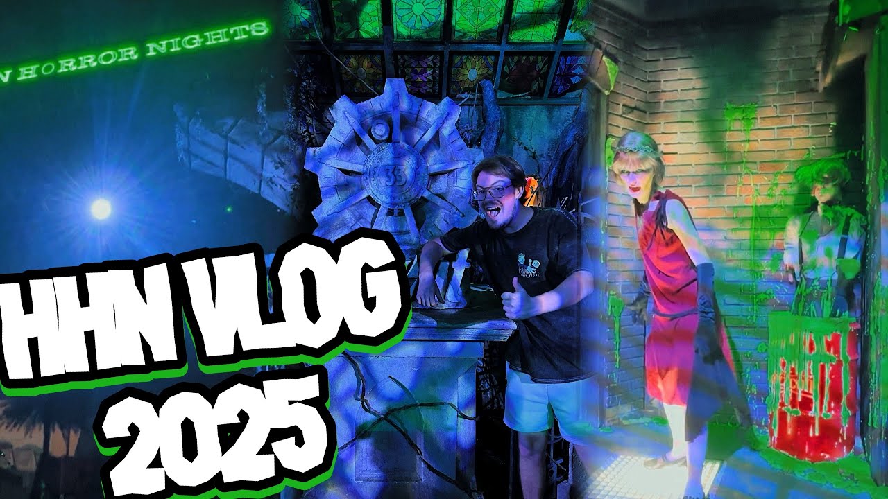 (Three) Halloween Horror Nights (at Freddy’s) HHN VLOG 2025 (Orlando, FL)