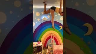 She Got Stuck Upside Down