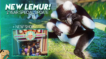 Black & White Ruffed Lemur & New Shop - Planet Zoo Update