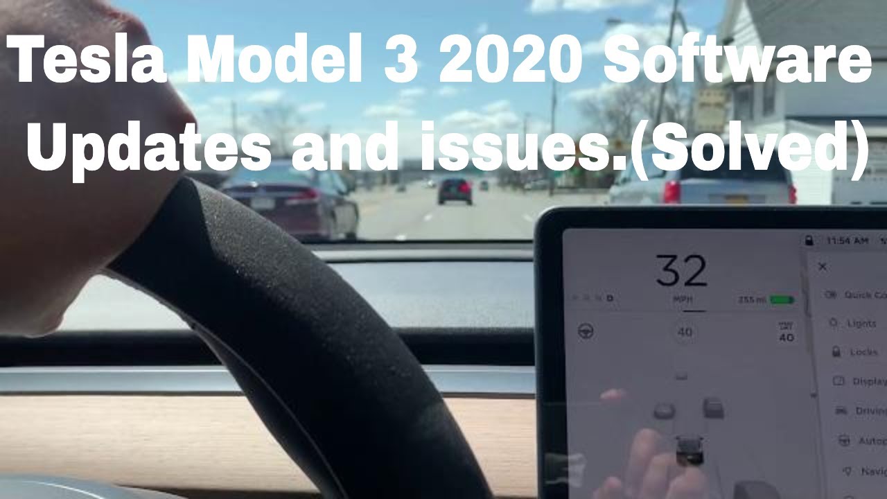 tesla model 3 2020 update.Tesla update software. - YouTube