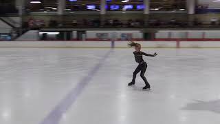 Alena Budko.  Novice Short Program. Glacier Falls Summer Classic 2018