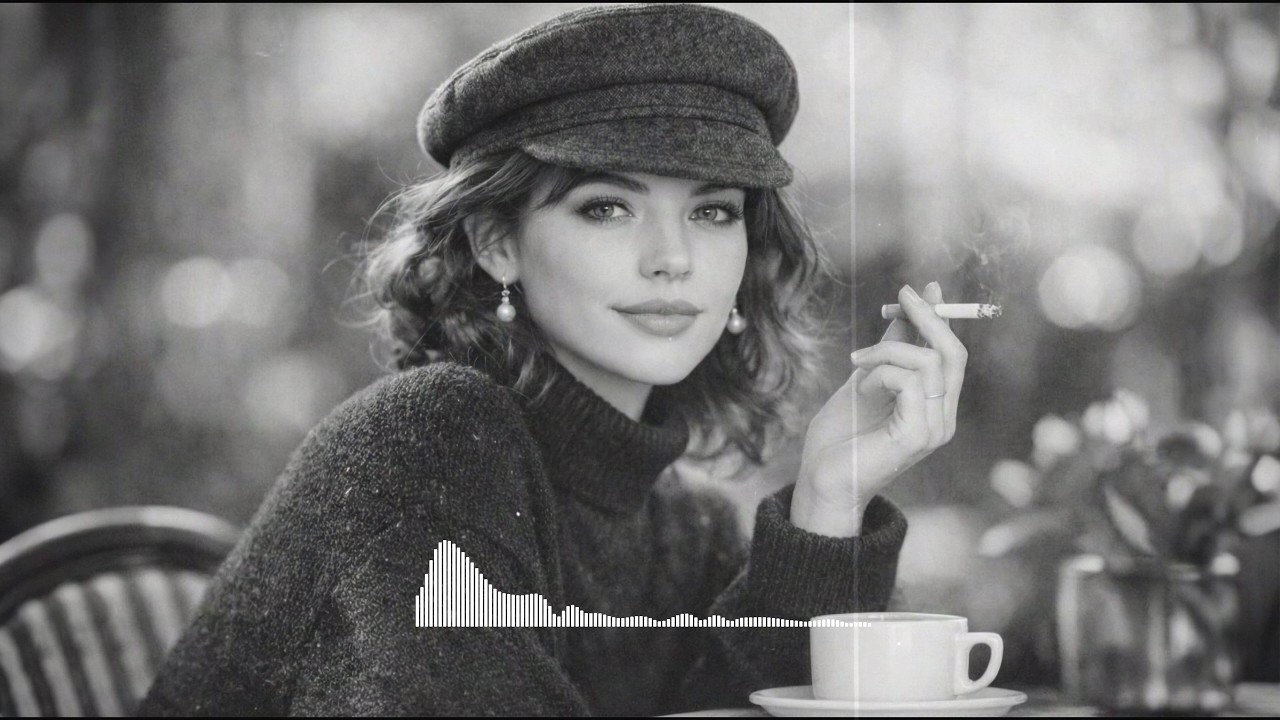 Французская Шансон Музыка 🎶 Винтажная Атмосфера Кафе Парижа & Романтика Ретро