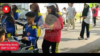 Irama Menghentak! Marching Band SMP 5 CEPU Bikin Warga Tercengang