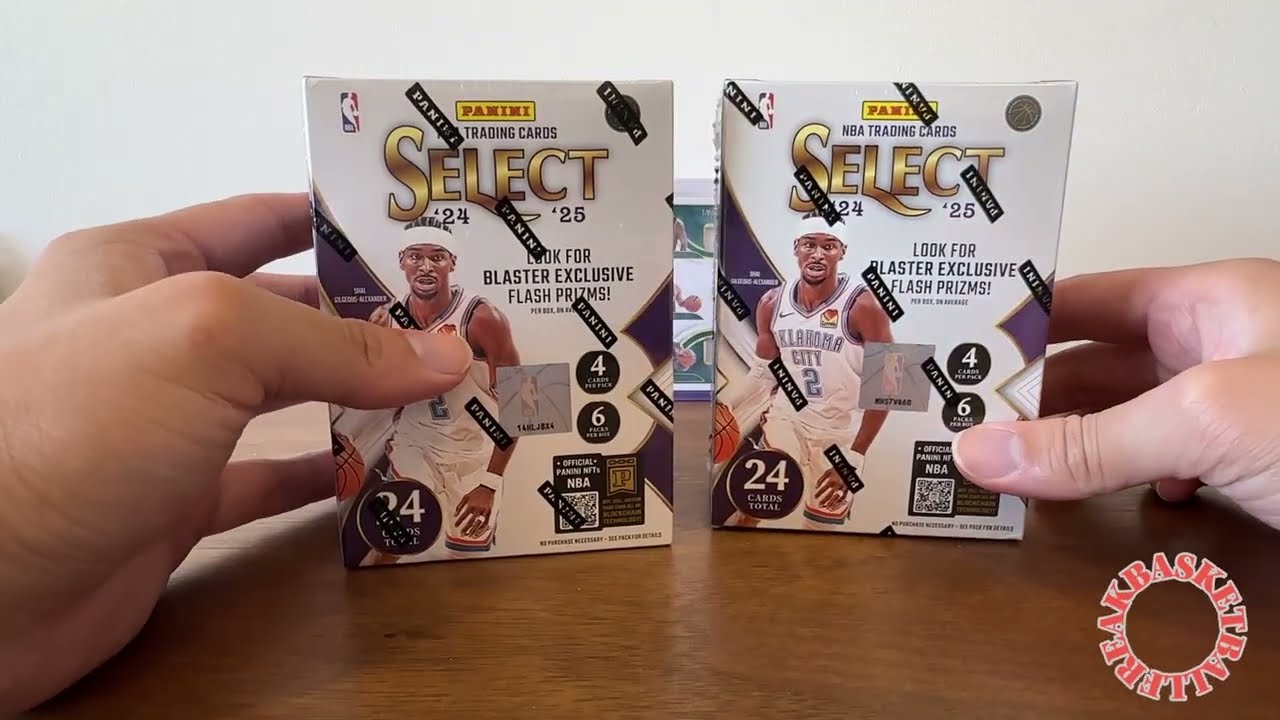 やっぱりPanini！】NBA Select 24-25 Blaster box 2箱開封！！ - YouTube
