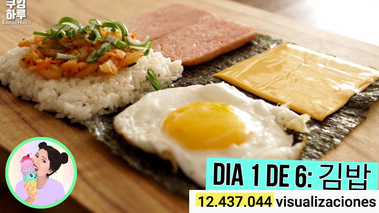 김밥: 1 Semana Comiendo UNICAMENTE RECETAS COREANAS (DIA 1 - Kimbap)