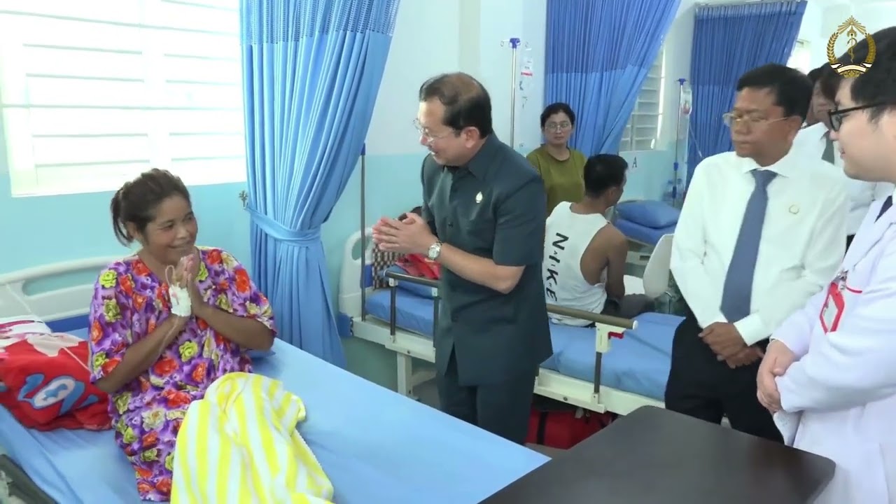 ឯកឧត្តមសាស្រ្តាចារ្យ ឈាង រ៉ា អញ្ជើញចុះពិនិត្យនៅមន្ទីរពេទ្យ ហ្លួង ម៉ែ ថ្ងៃទី១៩ ខែមិថុនា ឆ្នាំ២០២៥