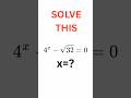 Can You Solve This Equation for x?