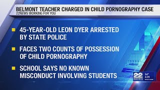 Teacher arrested on child pornography charges