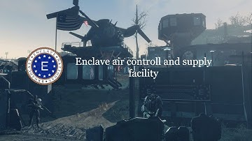Enclave air controll and supply facility settlement- Fallout 4
