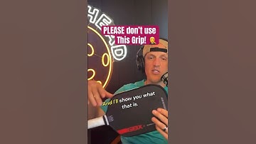 Are you FOR or AGAINST this grip, and why? #pickleball #sports #podcast #pickleballers #short