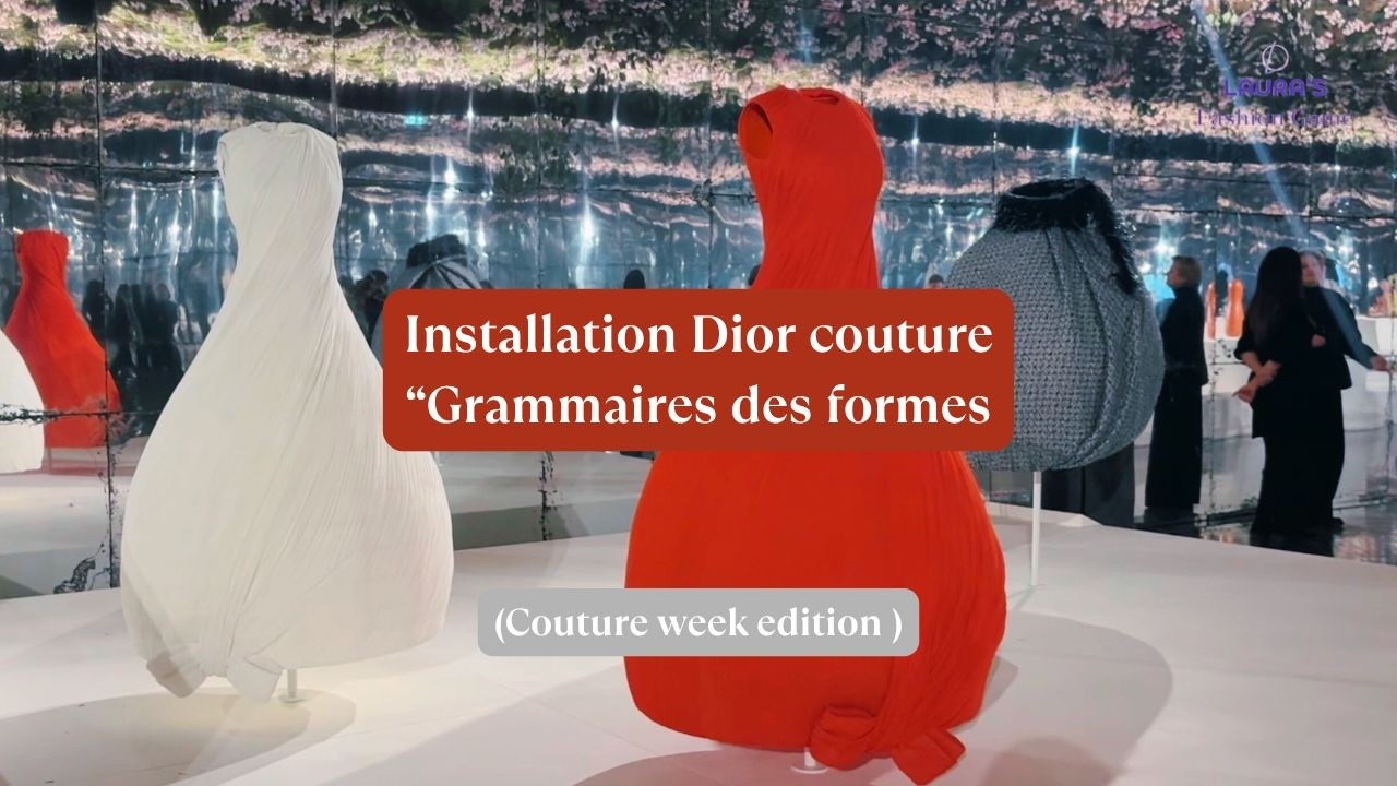 Installation Dior - découvrez quelques silhouettes du premier défilé couture de Jonathan Anderson  💐