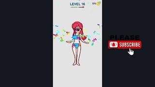 Eraser Draw tricky Puzzle Her - Puzzle Master Draw Missing MODE LEVEL 16 (ANSWER KEY) Gameplay