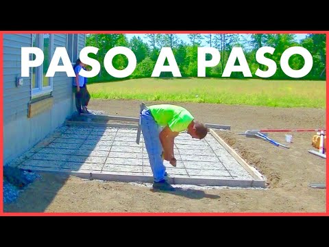 Video: ¿Cómo hago un patio de hormigón?