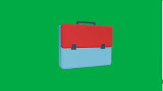 Briefcase Green Screen