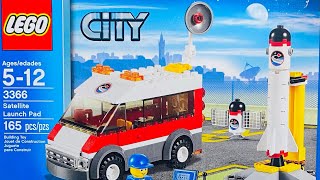 Lego City Satellite Launch Pad Speed Build