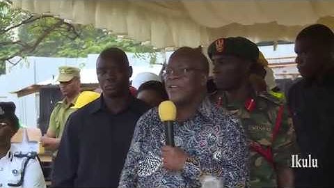HOTUBA YA RAIS MAGUFULI ALIPOKAGUA UJENZI WA MABWENI YA WANAFUNZI WA CHUO KIKUU CHA DSM