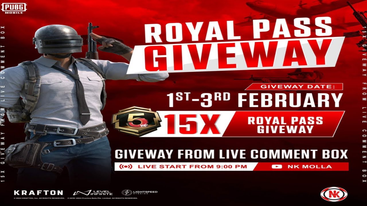 pubg-mobile-15-royal-pass-giveaway-youtube