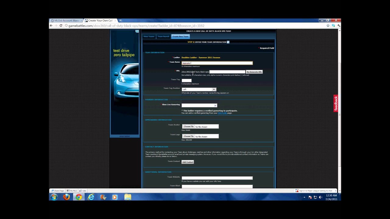 Mlg Account How to make an MLG Account/ Team Tutorial - YouTube