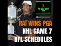 Aaron Rai Wins PGA Championship, Sabres Force Game 7, & NFL Schedules