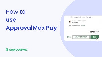 How to use ApprovalMax Pay