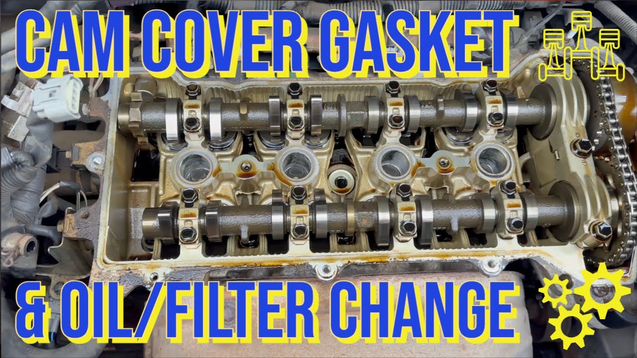 MR2 Roadster Cam Cover Gasket replacement and Oil change YouTube