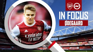 Martin Odegaard | Every Touch | Arsenal vs Brighton (2-0) | Compilation