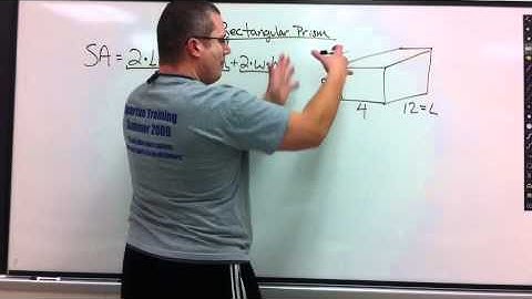Rectangular Prism - Surface Area & Volume
