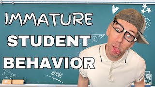 What To Do With Immature Students?