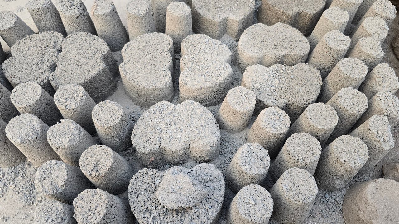 Glass Heart Series Last part Pure Concrete Dry Water Crumbling #asmr #relax