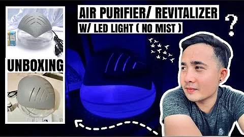 Unboxing 1.8L LED Humidifier / Purifier w/ Essential Oil Ultrasonic Aromatherapy (No Mist)| Review