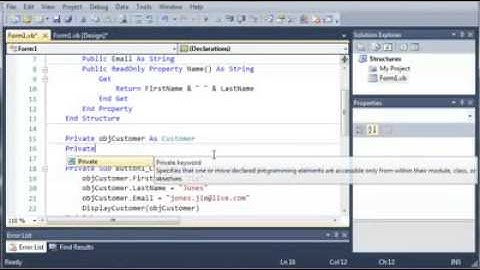 Visual Basic - 70 - ReadOnly Properties