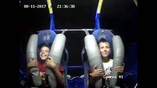 Special Kids Special Reactions to the Slingshot Ride!