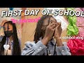 FIRST DAY OF *IN PERSON* SCHOOL GRWM + SCHOOL VLOG 2021