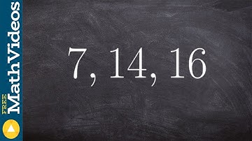 How to determine if the three sides make up a triangle