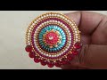 How to make Saree pin/Diy Saree Pin/Saree Brooch/Handmade jewelry #diysareepin #sareepin #diyjewelry