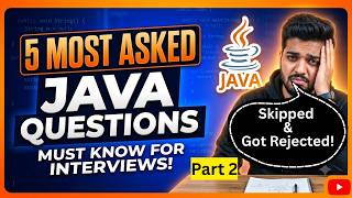 Infosys Most asked Java Questions | Java Selenium Interview | Part 2