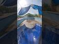 Waterslide parkour free running PoV 🥺#playground #waterslides #shortslife