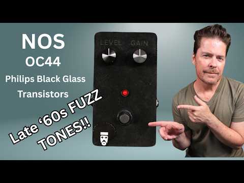 Jam Pedals Black Fuzz Phrase Limited. NOS OC44 Philips Black Glass Transistors.
