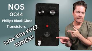 Jam Pedals Black Fuzz Phrase Limited. NOS OC44 Philips Black Glass Transistors.