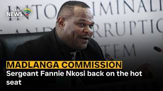 Madlanga Commission Sergeant Fannie Nkosi Back On The Hot Seat