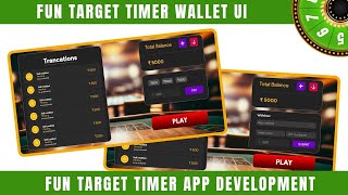 Fun Target Timer Wallet XD Design || Fun Target Timer app development screenshot 5