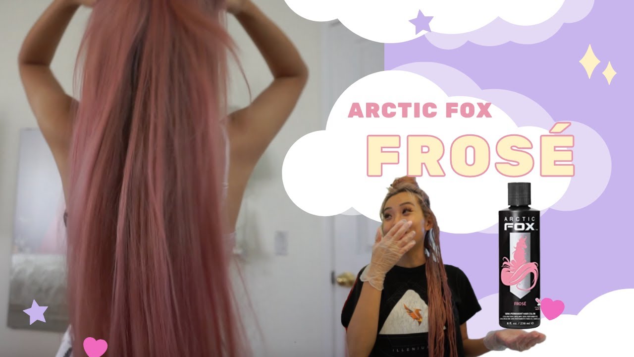 Coloring My Hair Pink By Myself?! | Arctic Fox - Frosé ♡